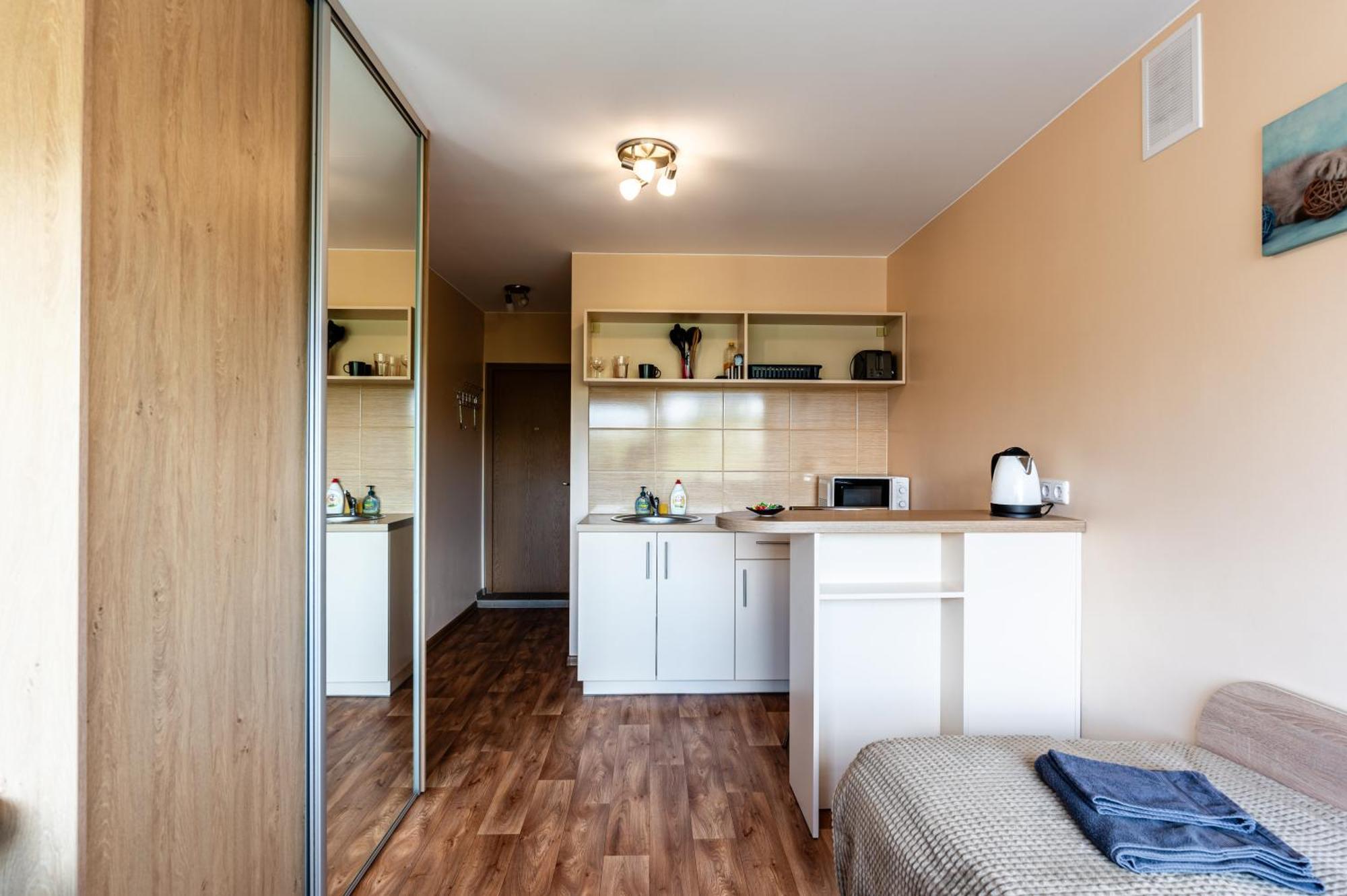 Studio Apartment Kaunas Quarto foto